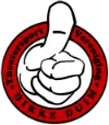 Logo van Dikke Duim vs Rechts van het Midden