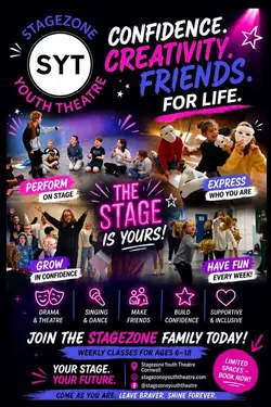 Stagezone Youth Theatre logo