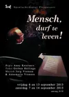 Mensch, durf te leven! logo