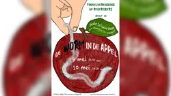 Logo : De worm in de appel