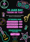 Logo van 75 jaar BAC door de tijd