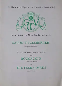 Logo : Salon Pitzelberger / Boccaccio / Die Fledermaus