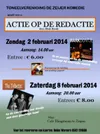 Actie op de redactie logo