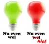 Logo von Nu even wel. Nu even niet.