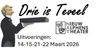 Logo van Drie is te veel