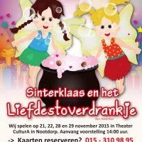Logo van Sinterklaas en het liefdestoverdrankje