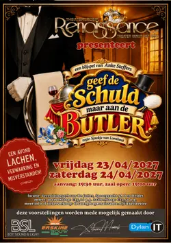 Logo : Geef de schuld maar aan de butler