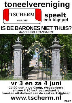 Logo van Is de barones niet thuis?