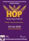 Logo van Haags Open Podium (HOP)