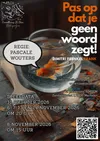 Logo van Pas op dat je geen woord zegt!