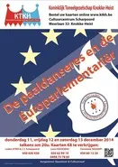 Logo van De Paaldanseres en de europarlementariër