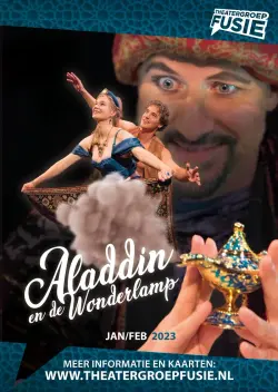 Logo : Aladdin en de wonderlamp
