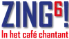 Logo von ZING6! In het café chantant