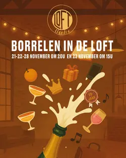 Logo : BORRELEN in de Loft