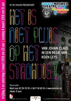 Logo van Het Is Niet Pluis Op Het Stadhuis