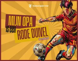 Logo : Mijn opa is een Rode Duivel