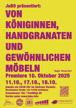 Logo von Von Königinnen, Handgranaten und gewöhnlichen Möbeln