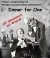 Logo von Dinner for One uff alemannisch mit Wiiprob