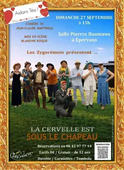 La cervelle est sous le chapeau logo