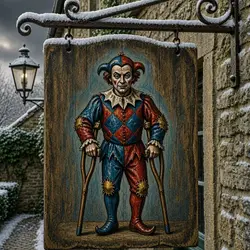 At The Sign Of The Crippled Harlequin logo