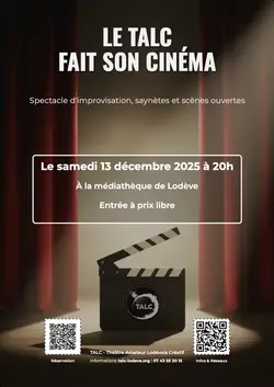 Logo : Le TALC fait son cinéma