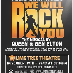 Logo van We Will Rock You