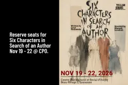 Logo: Six Characters in Search of an Author