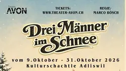 Logo von Drei Männer im Schnee