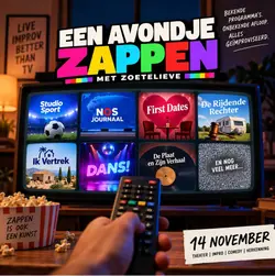 Logo van Zappen met Zoetelieve