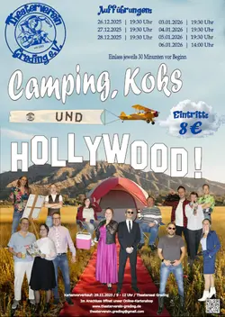 Logo von Camping, Koks und Hollywood