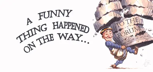 Logo : A Funny Thing Happened on the Way to the Forum