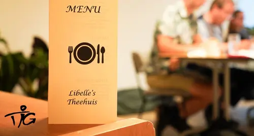 Een theehuis erf je nooit alleen logo