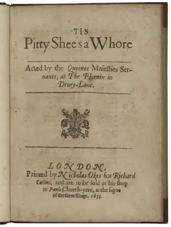 Logo : 'Tis Pity She's a Whore