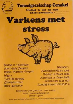 Logo van Varkens met stress