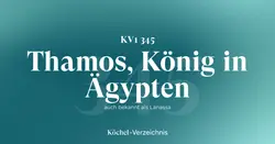 Logo van Thamos, König in Ägypten