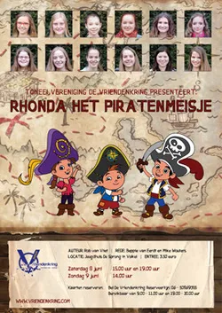 Logo van Rhonda het piratenmeisje