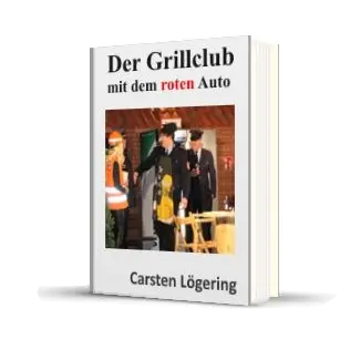 Logo: Der Grillclub mit dem roten Auto